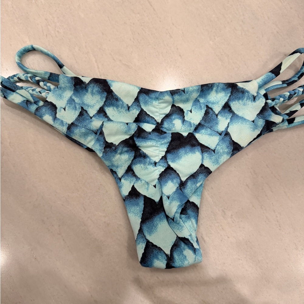 Midori Blue Patterned Bikini Bottom - image 2